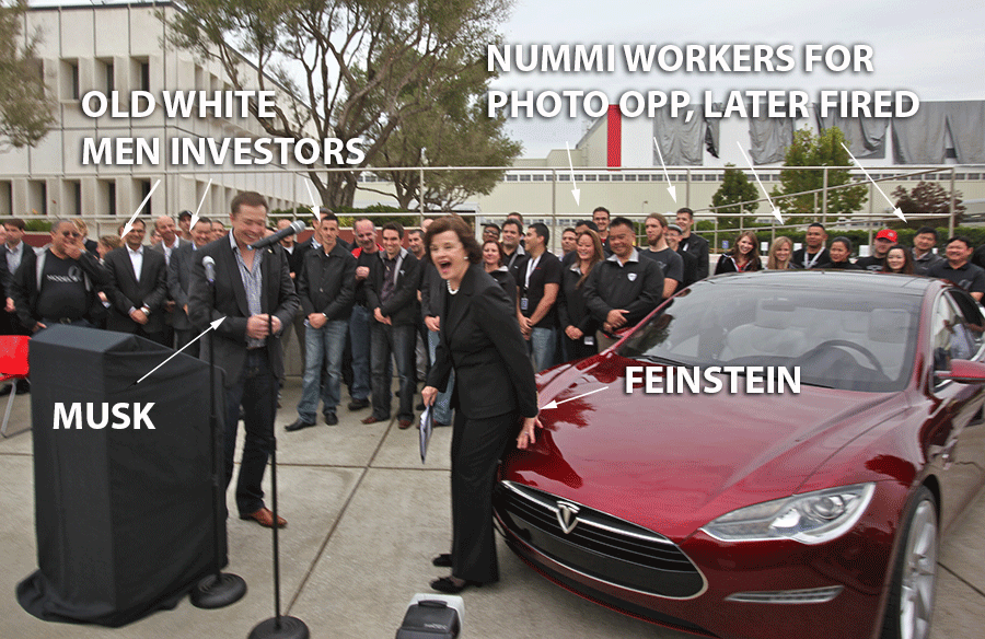 CROOKS: FEINSTEIN-POOPS-ON-TESLA ELON MUSK IS A CROOK AND SCAMMER
Keywords: Rare Earth Mines Of Afghanistan, New America Foundation Corruption, Obama, Obama Campaign Finance, Obama FEC violations, Palo Alto Mafia, Paypal Mafia, Pelosi Corruption, Political bribes, Political Insider,  Eric Schmidts Sex Penthouse, SEC Investigation