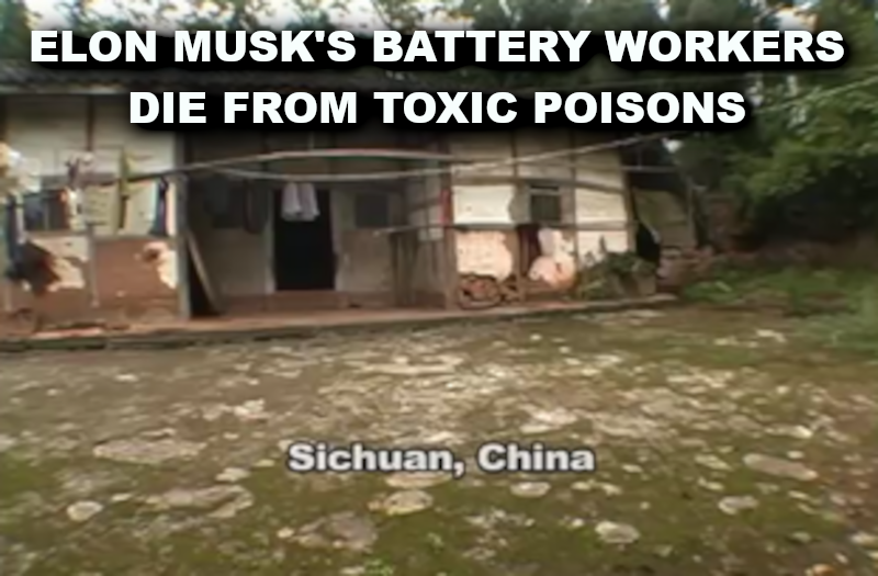 ELON MUSK WORKERS DIE FROM MAKING HIS BATTERIES
Keywords: Rare Earth Mines Of Afghanistan, New America Foundation Corruption, Obama, Obama Campaign Finance, Obama FEC violations, Palo Alto Mafia, Paypal Mafia, Pelosi Corruption, Political bribes, Political Insider,  Eric Schmidts Sex Penthouse, SEC Investigation