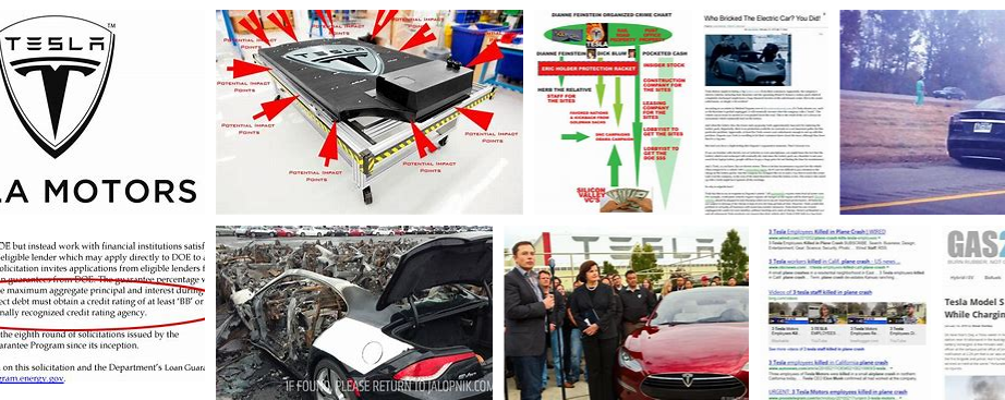 TESLA-MOTORS-CORRUPTION-KKK-922x367
Keywords: Rare Earth Mines Of Afghanistan, New America Foundation Corruption, Obama, Obama Campaign Finance, Obama FEC violations, Palo Alto Mafia, Paypal Mafia, Pelosi Corruption, Political bribes, Political Insider,  Eric Schmidts Sex Penthouse, SEC Investigation