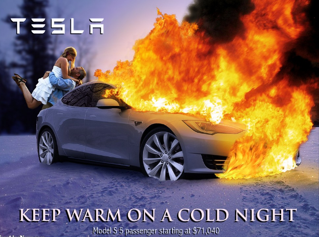 TESLA ALWAYS BURNS YOUR FAMILY ALIVE Elon Musk Corruption And Crappy Engineering Make Tesla Cars So Unsafe 
Keywords: Rare Earth Mines Of Afghanistan, New America Foundation Corruption, Obama, Obama Campaign Finance, Obama FEC violations, Palo Alto Mafia, Paypal Mafia, Pelosi Corruption, Political bribes, Political Insider,  Eric Schmidts Sex Penthouse, SEC Investigation