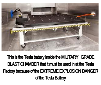 TESLA_BATTERY_EXPLOSION Elon Musk Corruption And Crappy Engineering Make Tesla Cars So Unsafe 
Keywords: Rare Earth Mines Of Afghanistan, New America Foundation Corruption, Obama, Obama Campaign Finance, Obama FEC violations, Palo Alto Mafia, Paypal Mafia, Pelosi Corruption, Political bribes, Political Insider,  Eric Schmidts Sex Penthouse, SEC Investigation