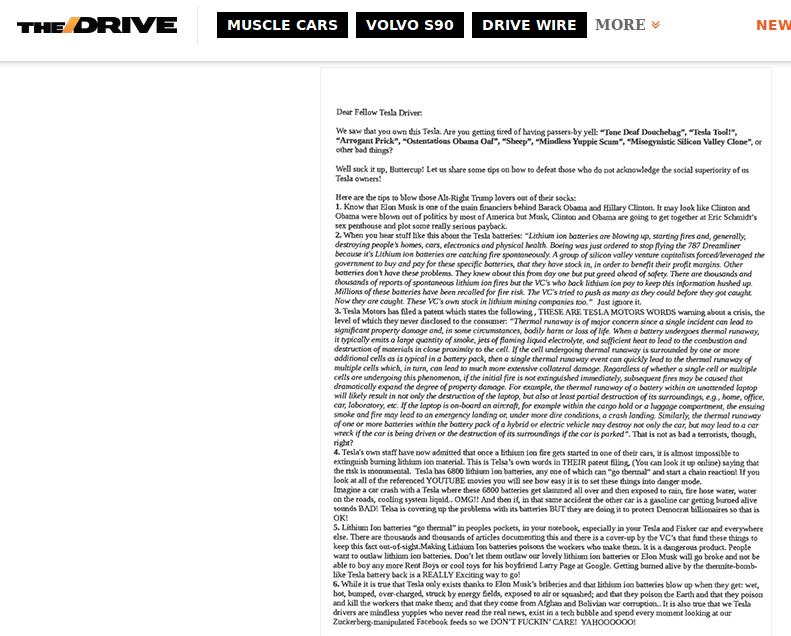 TESLA LETTER2 ELON MUSK IS A CROOK AND SCAMMER
Keywords: Rare Earth Mines Of Afghanistan, New America Foundation Corruption, Obama, Obama Campaign Finance, Obama FEC violations, Palo Alto Mafia, Paypal Mafia, Pelosi Corruption, Political bribes, Political Insider,  Eric Schmidts Sex Penthouse, SEC Investigation