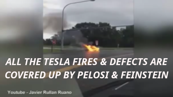 Video Of Tesla Model S On Fire, Takes Down Tesla Stock
Keywords: Rare Earth Mines Of Afghanistan, New America Foundation Corruption, Obama, Obama Campaign Finance, Obama FEC violations, Palo Alto Mafia, Paypal Mafia, Pelosi Corruption, Political bribes, Political Insider,  Eric Schmidts Sex Penthouse, SEC Investigation