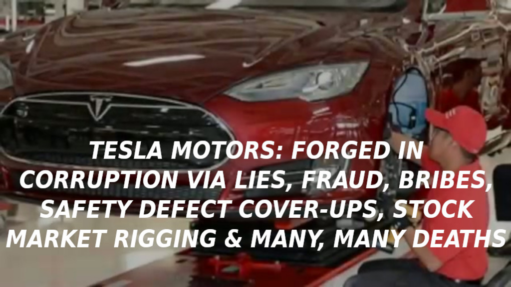 tesla_factory_accident_injures_three_workers_with_hot_metal_602
Keywords: Rare Earth Mines Of Afghanistan, New America Foundation Corruption, Obama, Obama Campaign Finance, Obama FEC violations, Palo Alto Mafia, Paypal Mafia, Pelosi Corruption, Political bribes, Political Insider,  Eric Schmidts Sex Penthouse, SEC Investigation