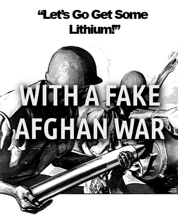 AFGHAN LITHIUM SCAM_  Lithium Worth Billions, Prof Says_low
Keywords: Rare Earth Mines Of Afghanistan, New America Foundation Corruption, Obama, Obama Campaign Finance, Obama FEC violations, Palo Alto Mafia, Paypal Mafia, Pelosi Corruption, Political bribes, Political Insider,  Eric Schmidts Sex Penthouse, SEC Investigation