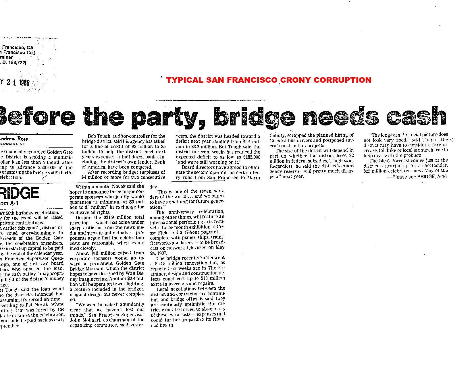 SAN FRANCISCO CORRUPTION  img377_v1
Keywords: Rare Earth Mines Of Afghanistan, New America Foundation Corruption, Obama, Obama Campaign Finance, Obama FEC violations, Palo Alto Mafia, Paypal Mafia, Pelosi Corruption, Political bribes, Political Insider,  Eric Schmidts Sex Penthouse, SEC Investigation