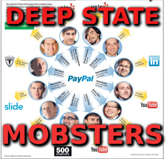 MOBSTERS OF SILICON VALLEY THE SILICON VALLEY TECH MAFIA
Keywords: Rare Earth Mines Of Afghanistan, New America Foundation Corruption, Obama, Obama Campaign Finance, Obama FEC violations, Palo Alto Mafia, Paypal Mafia, Pelosi Corruption, Political bribes, Political Insider,  Eric Schmidts Sex Penthouse, SEC Investigation