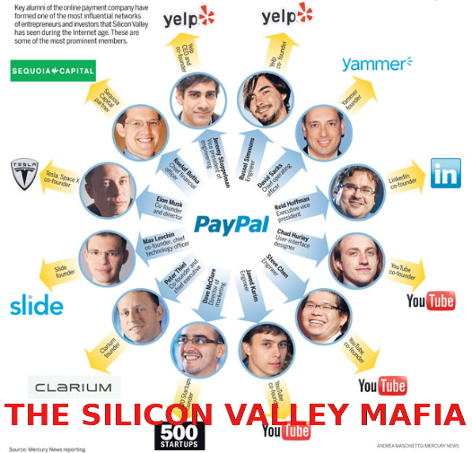 THIEVES OF SILICON VALLEY Silicon Valley Tech Oligarchs And Their Operatives ARE The Deep State
Keywords: Rare Earth Mines Of Afghanistan, New America Foundation Corruption, Obama, Obama Campaign Finance, Obama FEC violations, Palo Alto Mafia, Paypal Mafia, Pelosi Corruption, Political bribes, Political Insider,  Eric Schmidts Sex Penthouse, SEC Investigation