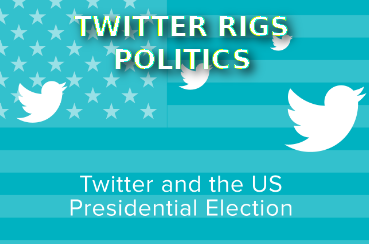 TWITTER RIGS ELECTIONS FOR THE DNC Silicon Valley Tech Oligarchs And Their Operatives ARE The Deep State
Keywords: Rare Earth Mines Of Afghanistan, New America Foundation Corruption, Obama, Obama Campaign Finance, Obama FEC violations, Palo Alto Mafia, Paypal Mafia, Pelosi Corruption, Political bribes, Political Insider,  Eric Schmidts Sex Penthouse, SEC Investigation